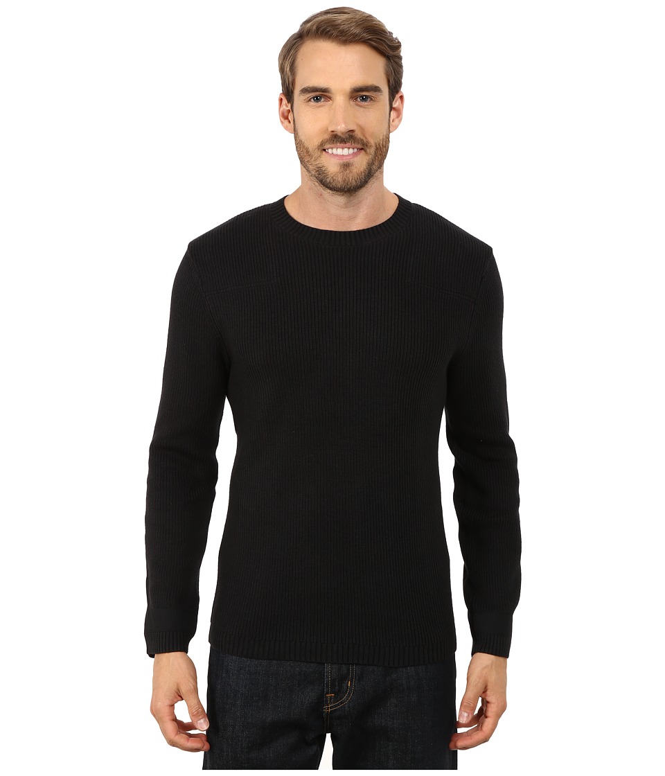 Toad&Co Emmett Crewneck Sweater (Black) Men