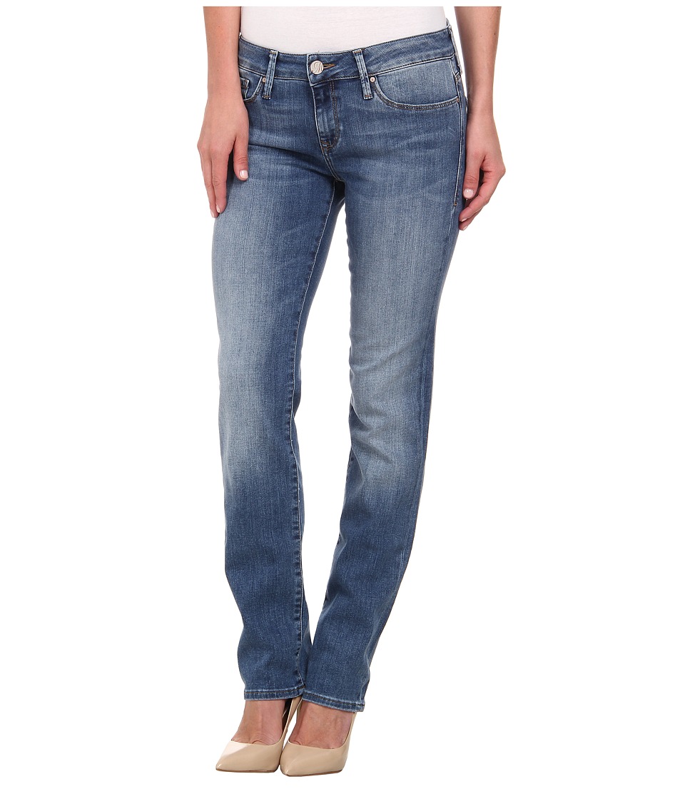 Mavi Jeans Kerry Mid Rise Straight Leg in Light Nolita (Light Nolita) Women