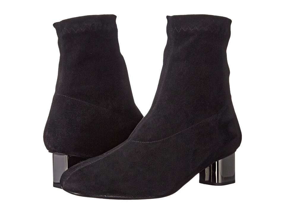 Robert Clergerie Pili (Black Suede Stretch) Women