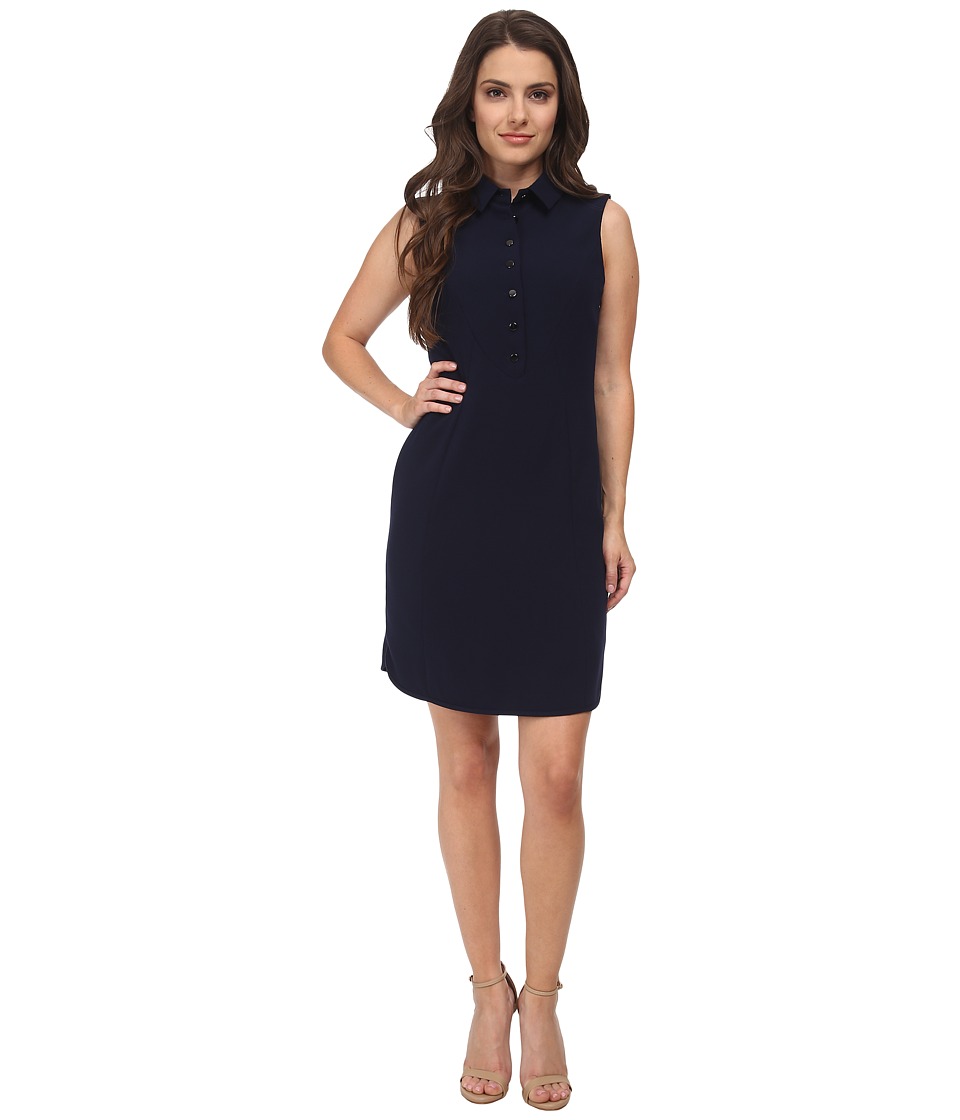 Tahari by ASL Petite Petite Kristin Dress (Navy) Women