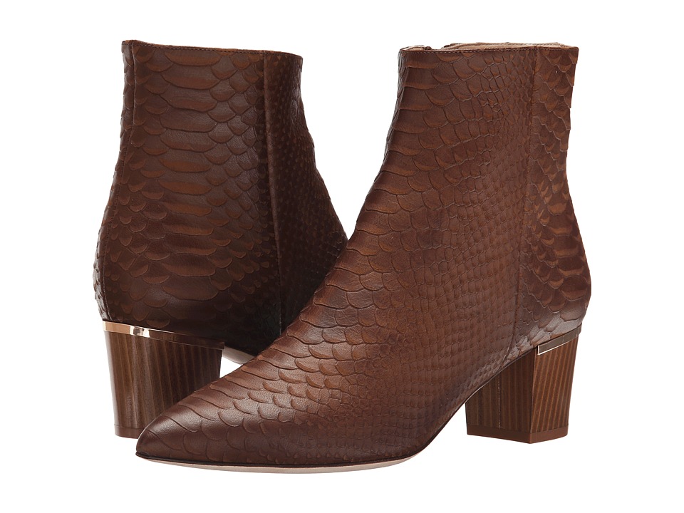 Kate Spade New York - Christina (Toffee Matte Snake Embossed Leather) Women