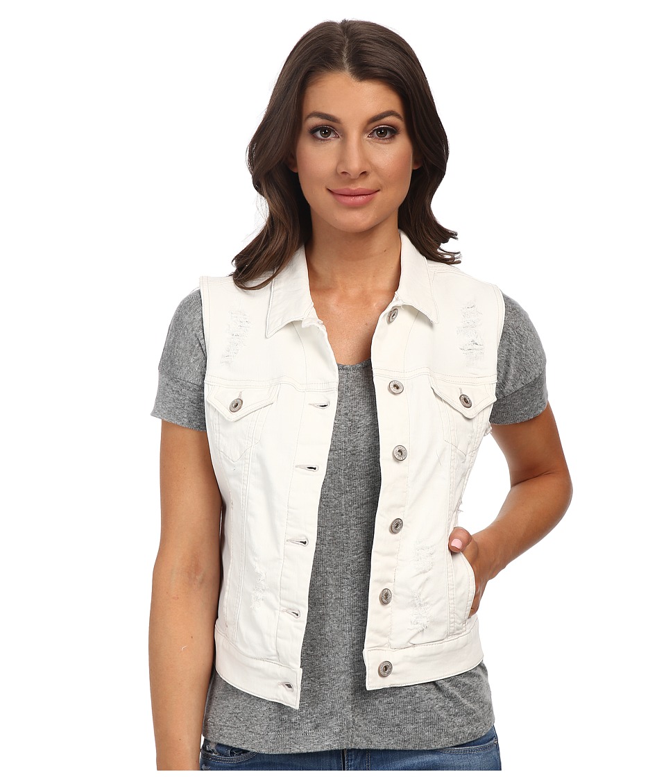 Mavi Jeans Jodi Denim Vest (Used White) Women