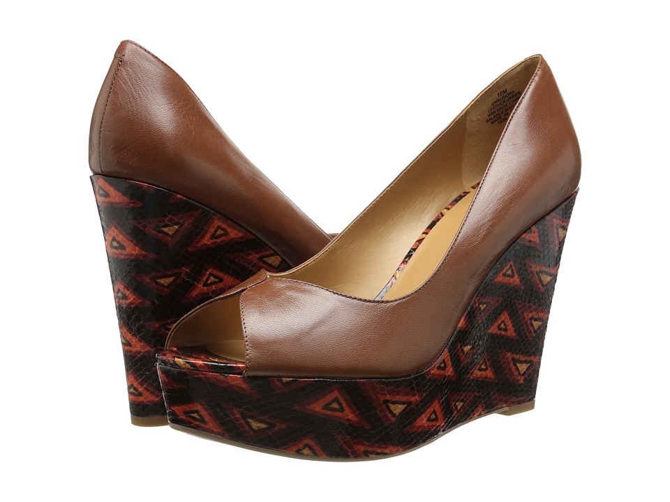 Nine West Audora (Brown Leather) Women