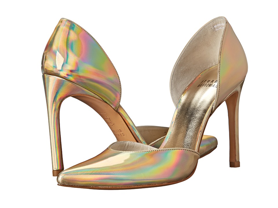 Stuart Weitzman Bridal & Evening Collection Twotimer (Cava Iris Specchio) High Heels