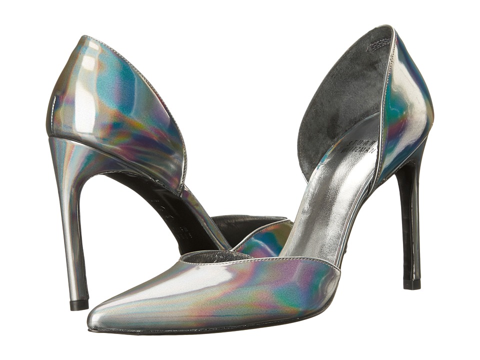 Stuart Weitzman Bridal & Evening Collection Twotimer (Pewter Iris Specchio) High Heels