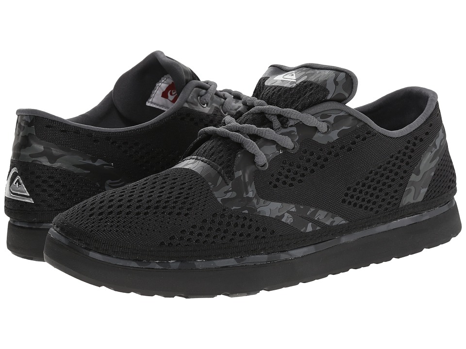 Quiksilver - AG47 Amphibian Shoe (Black/Black/Grey) Men
