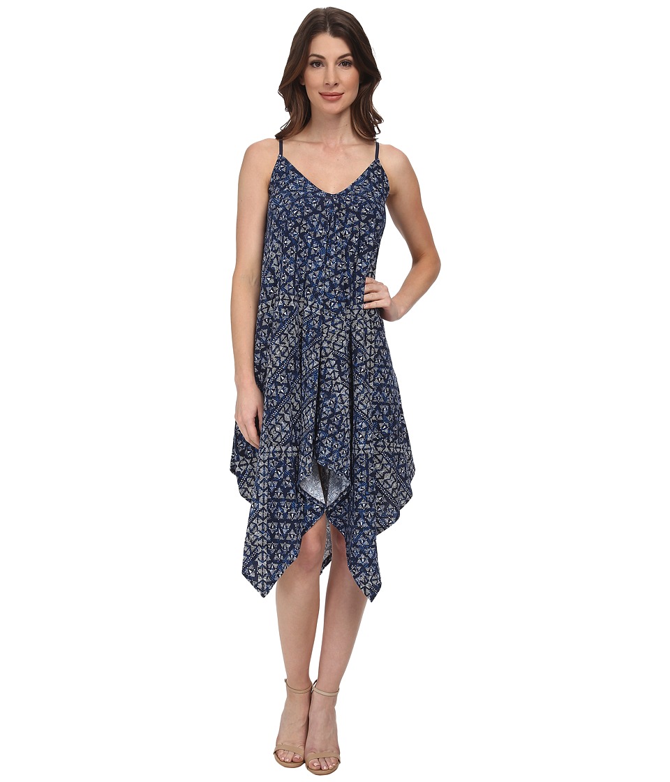 DKNY Jeans - Batik Print Dress (Mood Indigo) Women