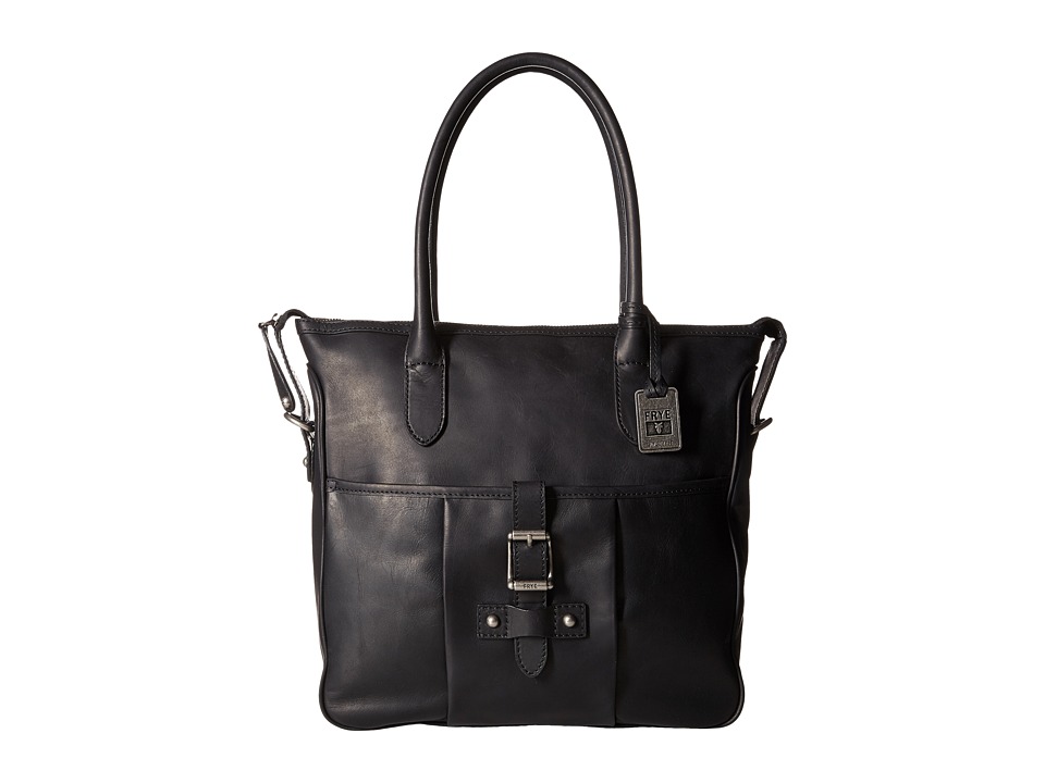 Frye - Parker Tote (Black Antique Pull Up) Tote Handbags