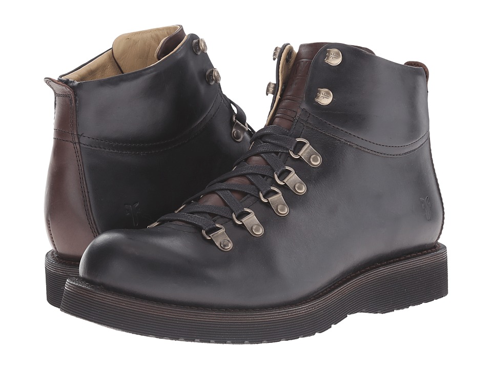 Frye Evan Hiker (Black Smooth Full Grain) Men