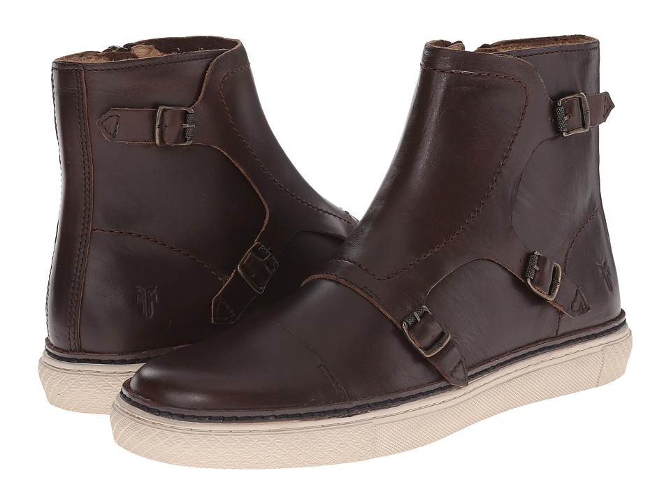 Frye Gates Triple Monk (Espresso Smooth Full Grain) Men