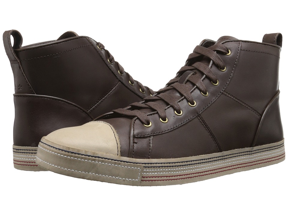John Varvatos - Mick Sneaker HI (Dark Brown) Men