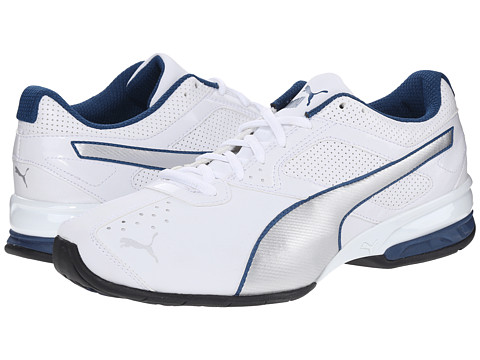 UPC 888536000264 product image for PUMA - Tazon 6 (White/Puma Silver/Poseidon) Men's Shoes | upcitemdb.com