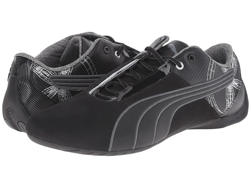 PUMA - Future Cat S1 Graphic (Black/Black/Dark Shadow) Men