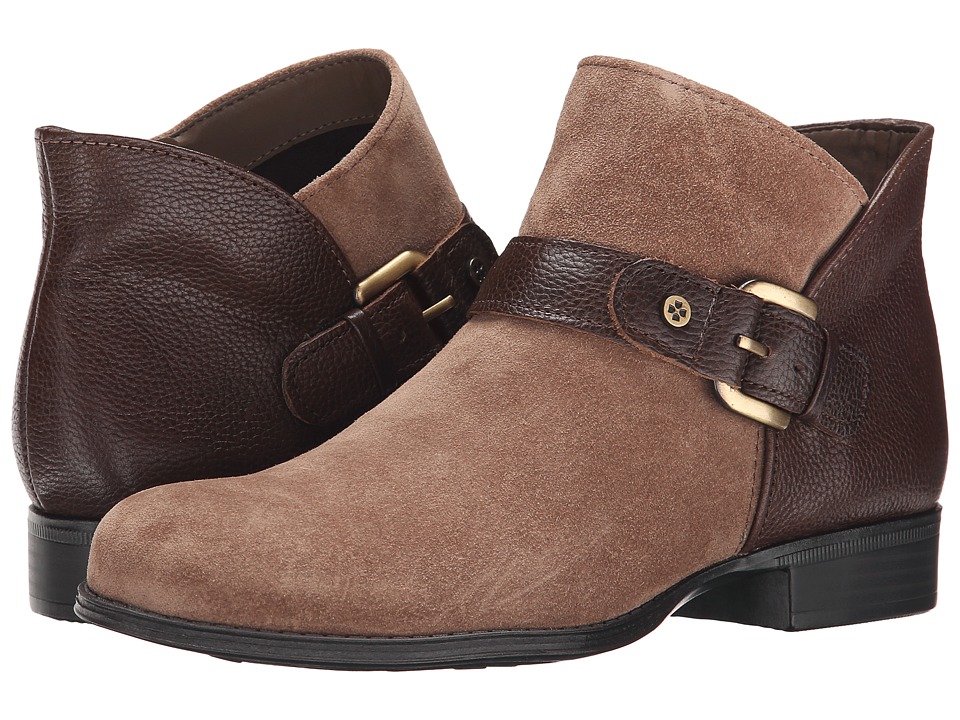 Naturalizer Jarrett (Truffle Taupe Suede/Brown Leather) Women