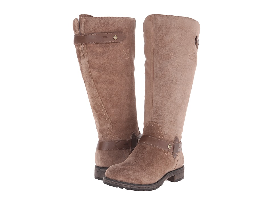 Naturalizer Tanita Wide Calf (Truffle Taupe Suede/Leather) Women