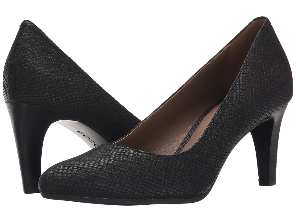 ECCO Alicante Pump (Black) High Heels