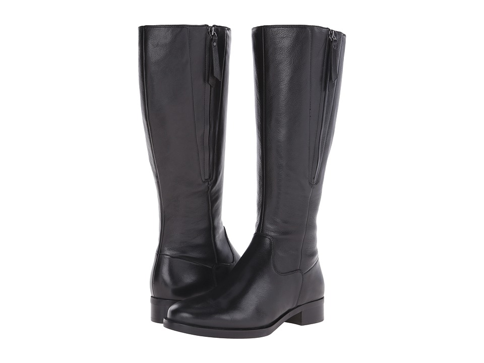 ECCO Adel Tall Zip Boot (Black/Black) Women