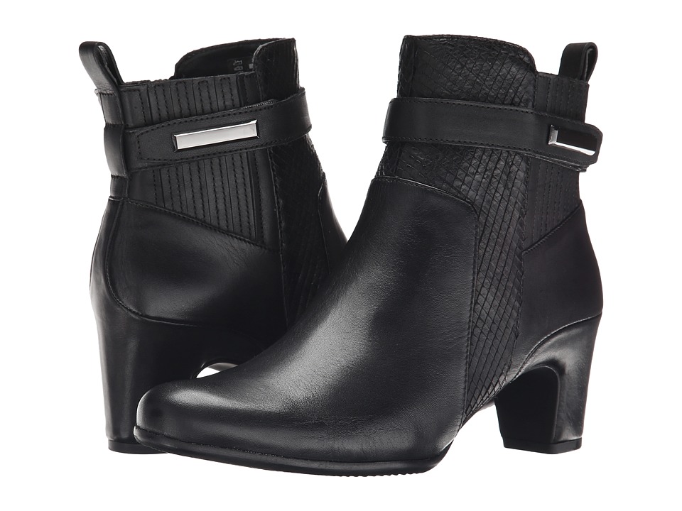 ECCO - Alliston Bootie (Black/Black) Women