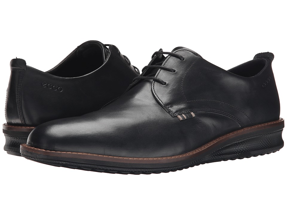 ecco men's contoured plain toe oxford