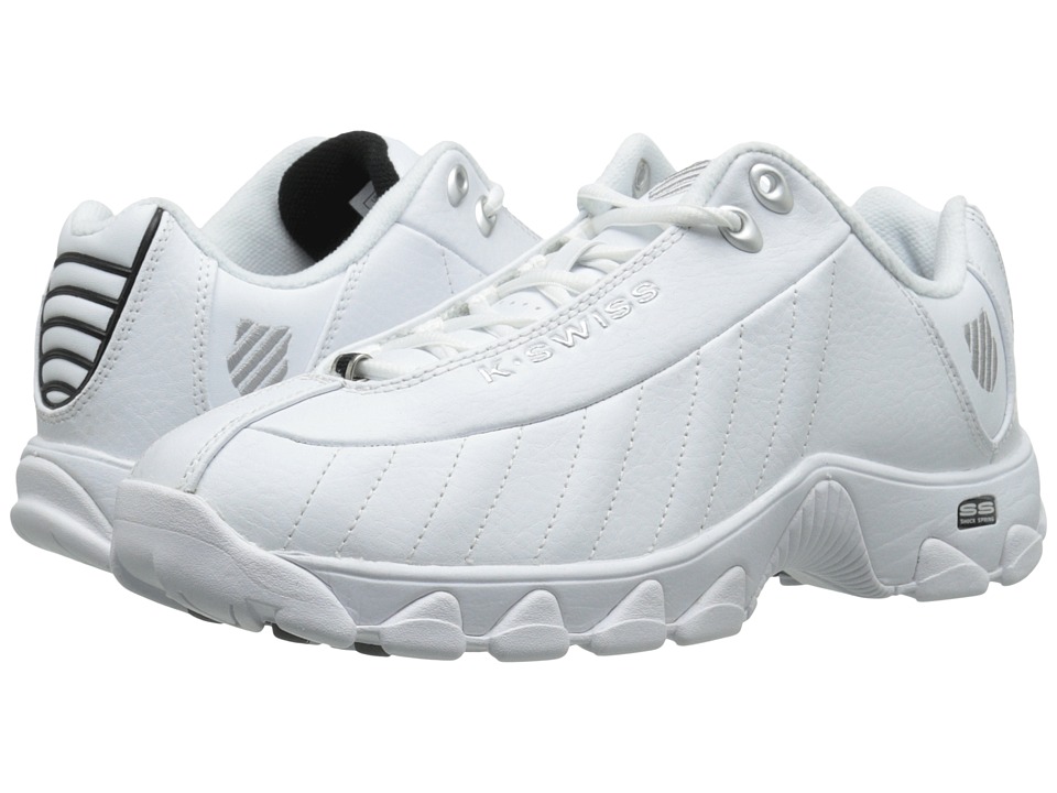 UPC 888758061074 product image for K-Swiss - ST329 CMF (White/Black/Silver) Men's Cross Training Shoes | upcitemdb.com