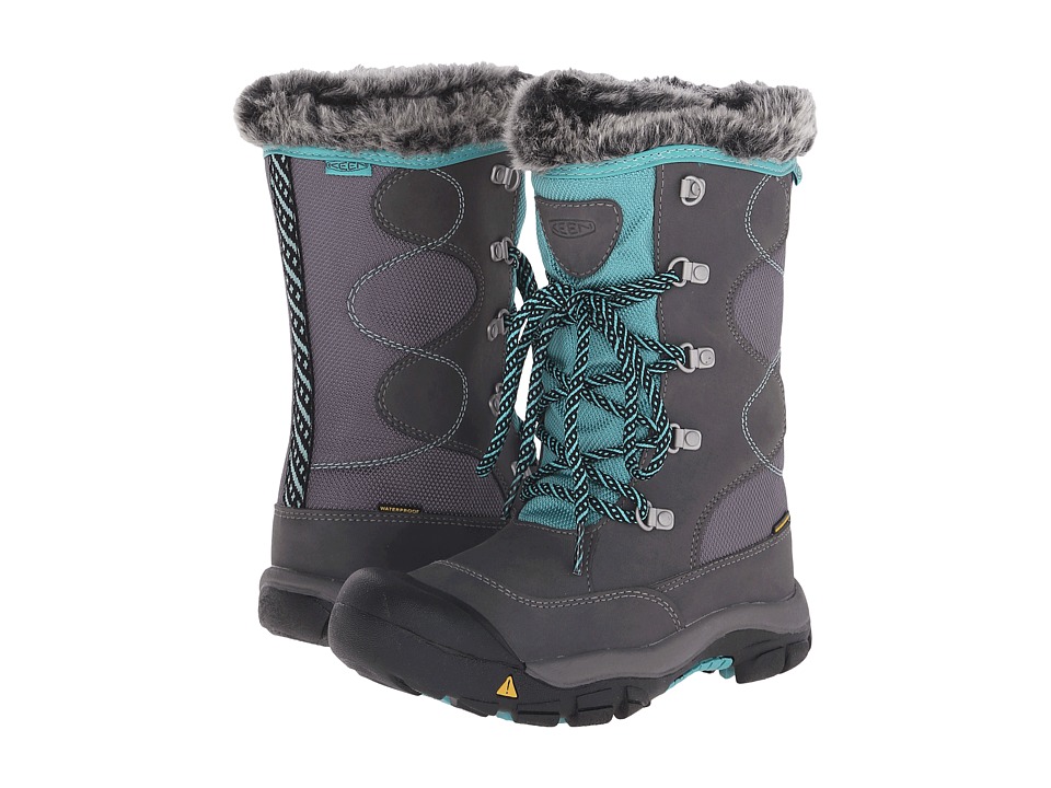 Keen Kids - Kelsey Boot WP (Little Kid/Big Kid) (Magnet/Lagoon) Girls Shoes