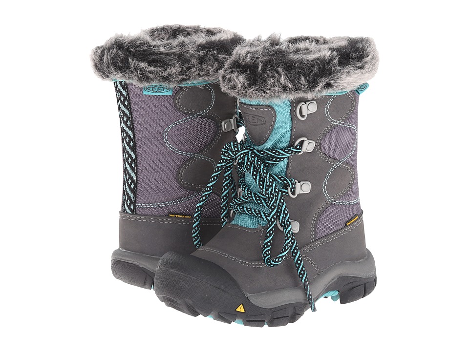 Keen Kids - Kelsey Boot WP (Toddler/Little Kid) (Magnet/Lagoon) Girls Shoes