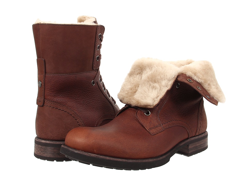 Mens Boots UGG Larus Grizzly Leather Mens Boots UGG Larus Grizzly Leather