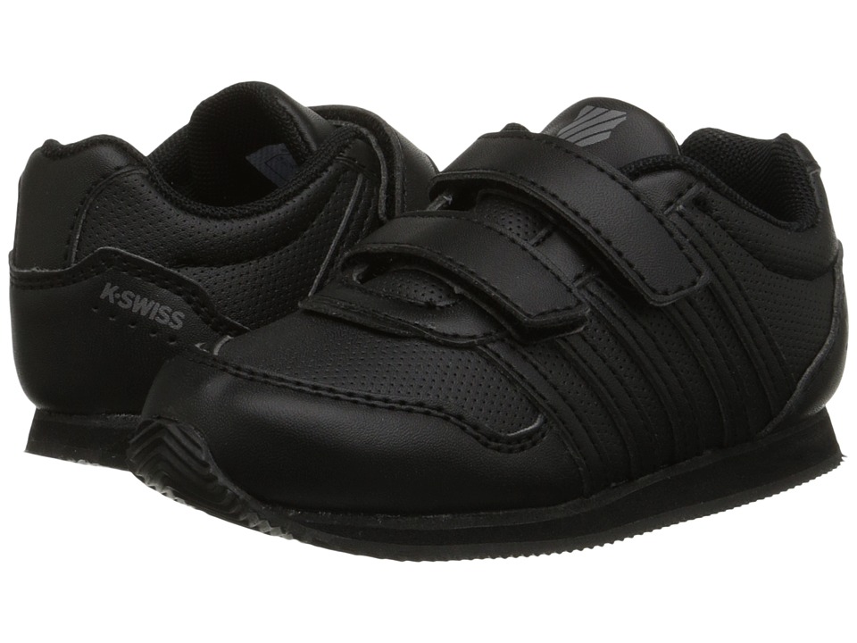 UPC 888758100247 product image for K-Swiss Kids - New Haven S Strap (Infant/Toddler) (Black/Smoked Pearl) Kids Shoe | upcitemdb.com