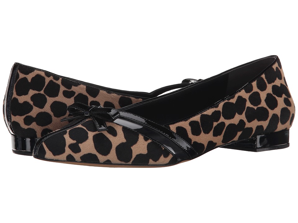 Michael Kors Joey (Fawn Cheetah Hair Calf/Patent/Vinyl) Women
