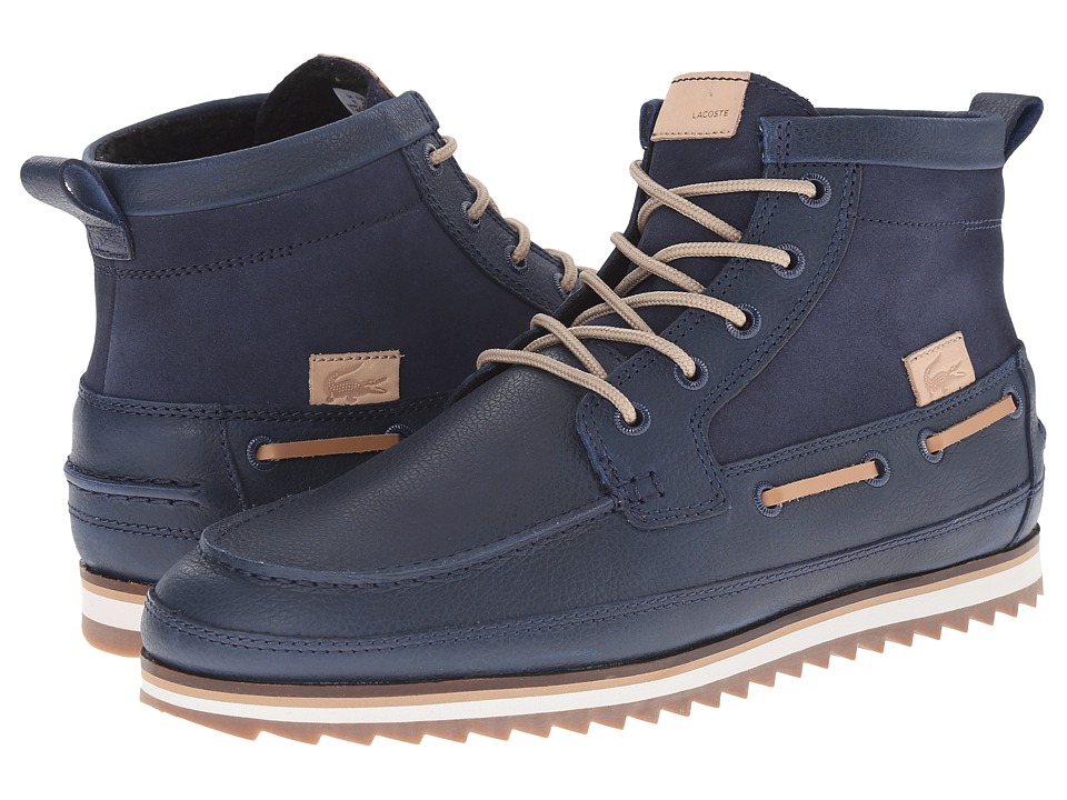 UPC 887255931873 product image for Lacoste - Sauville Mid 8 (Navy/Navy) Men's Lace-up Boots | upcitemdb.com