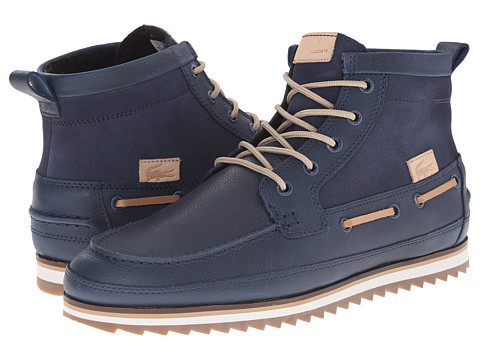 UPC 887255931965 product image for Lacoste - Sauville Mid 8 (Navy/Navy) Men's Lace-up Boots | upcitemdb.com