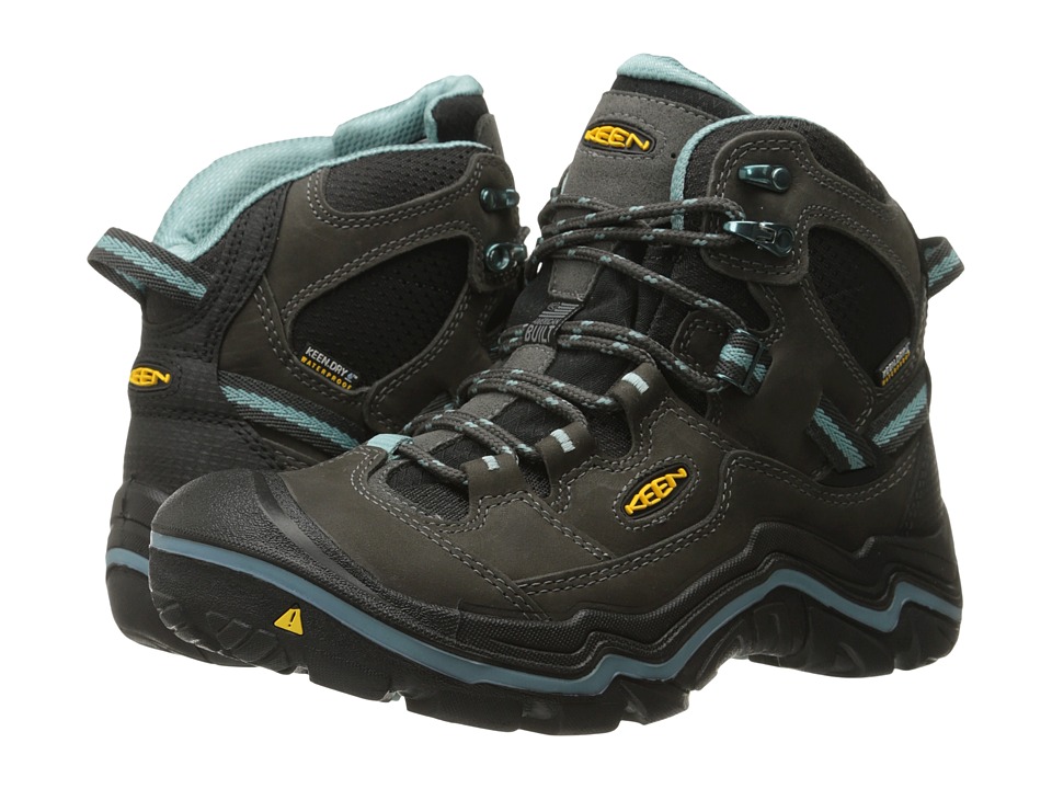 Keen Durand Mid WP (Raven/Mineral Blue) Women