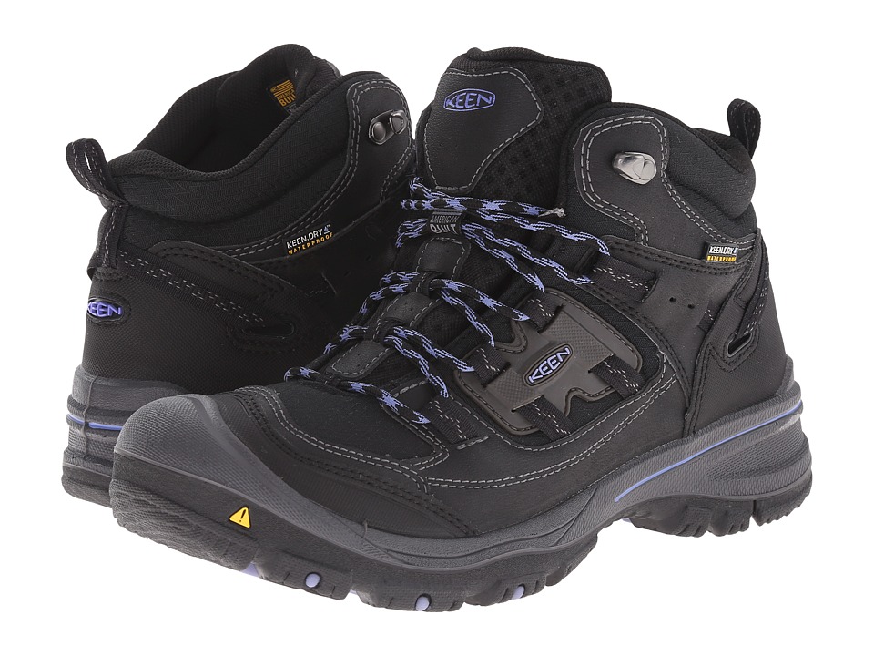Keen - Logan Mid (Black/Periwinkle) Women