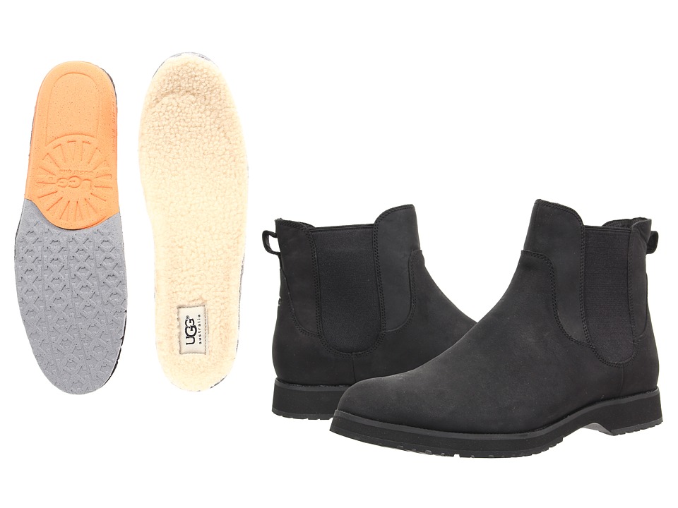 UGG - Briscoe (Black Leather) Men