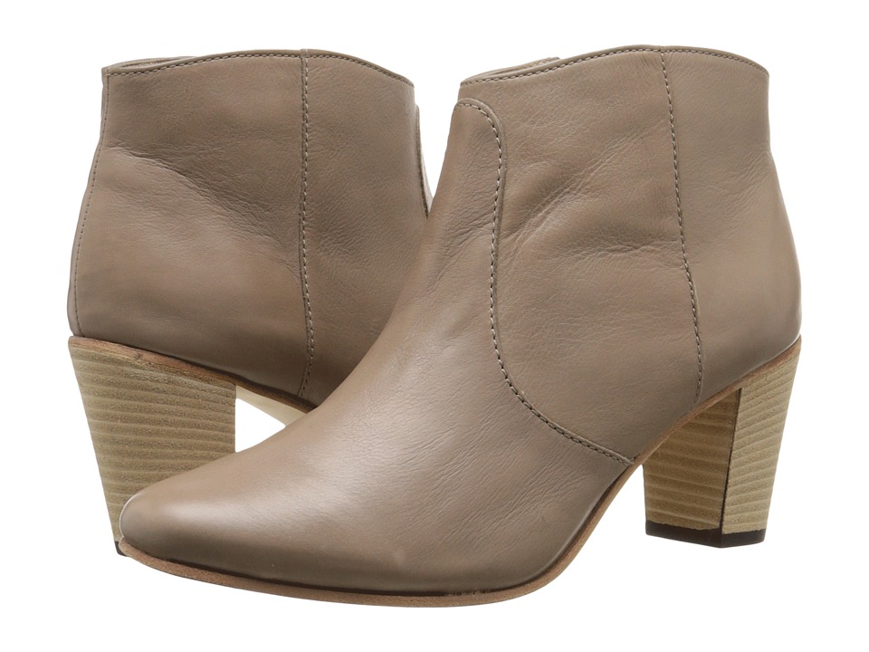 Johnston & Murphy Etta Bootie (Taupe Tumbled Calfskin) Women