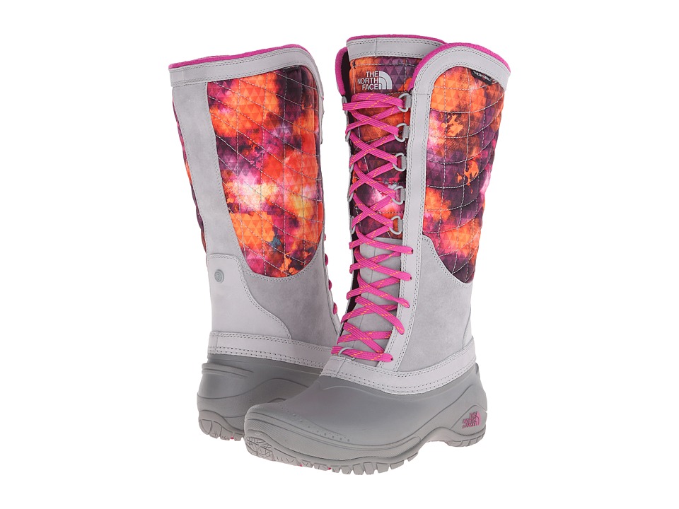 The North Face - ThermoBall Utility (Tessellated Floral Print/Luminous Pink) Women