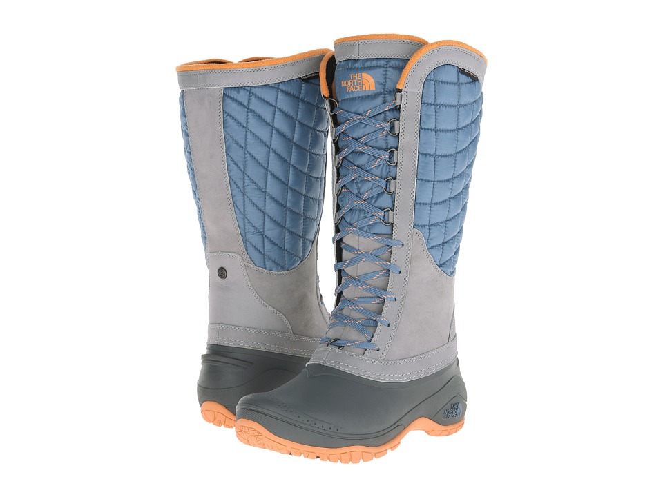 The North Face - ThermoBall Utility (Cool Blue/Impact Orange) Women