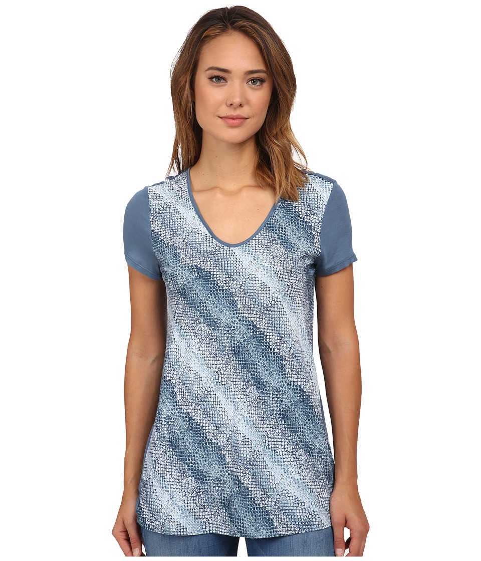 Calvin Klein Jeans - Print Block Swing Tee (Blur) Women