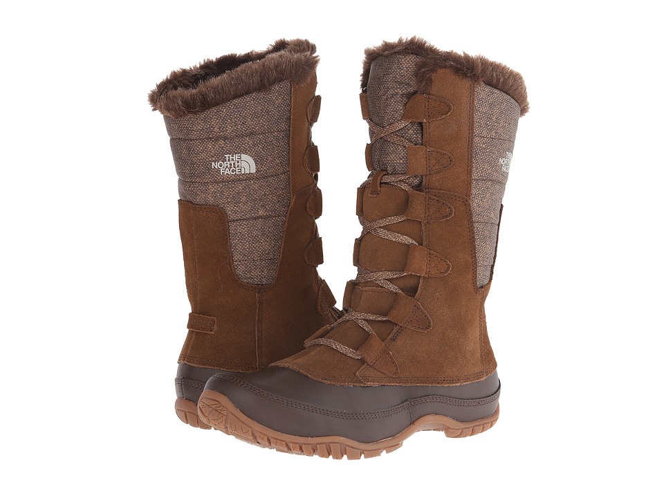 The North Face - Nuptse Purna (Desert Palm Brown/Feather Grey) Women