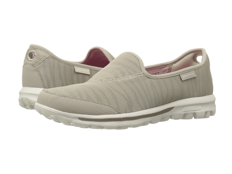 UPC 889110000106 product image for SKECHERS Performance - Go Walk - Extract (Stone) Women's Flat Shoes | upcitemdb.com