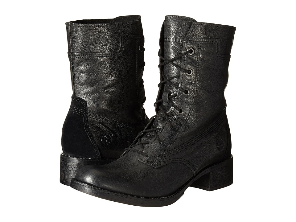 Timberland - Whittemore Mid Lace Boot (Jet Black Woodlands) Women