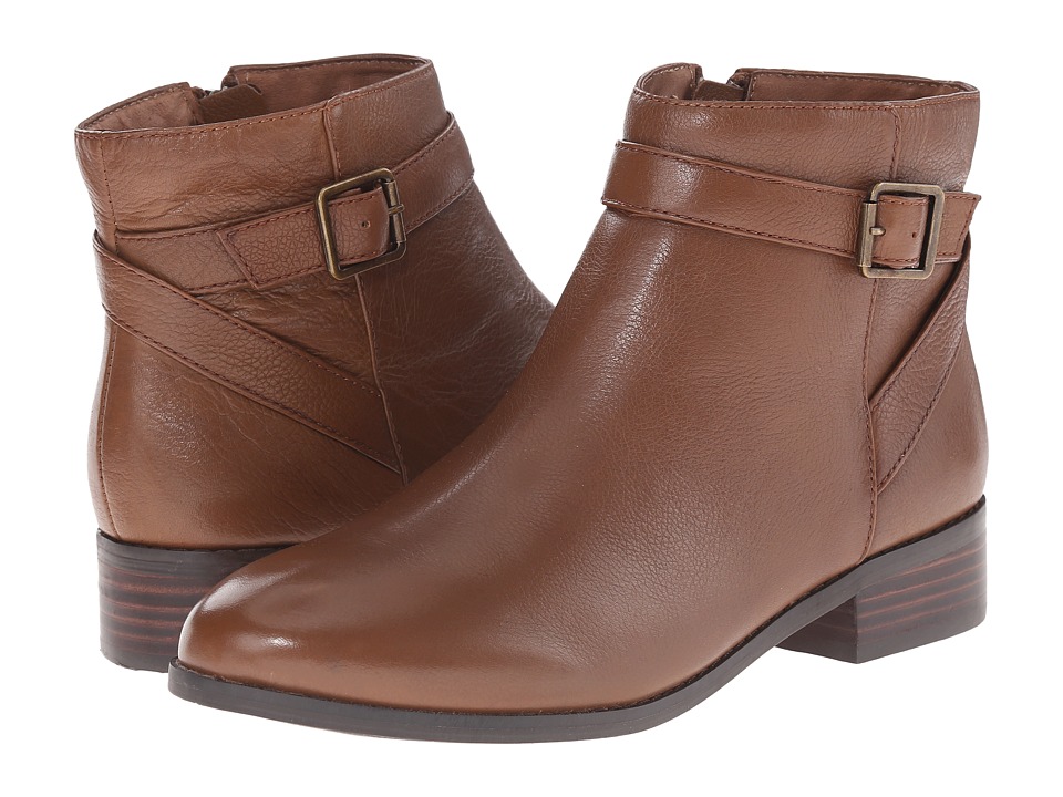 Trotters Lux (Cognac Soft Wax Tumbled Leather) Women