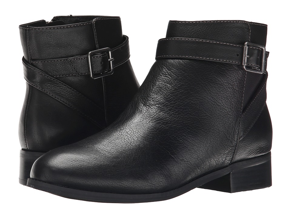 Trotters Lux (Black Soft Wax Tumbled Leather) Women