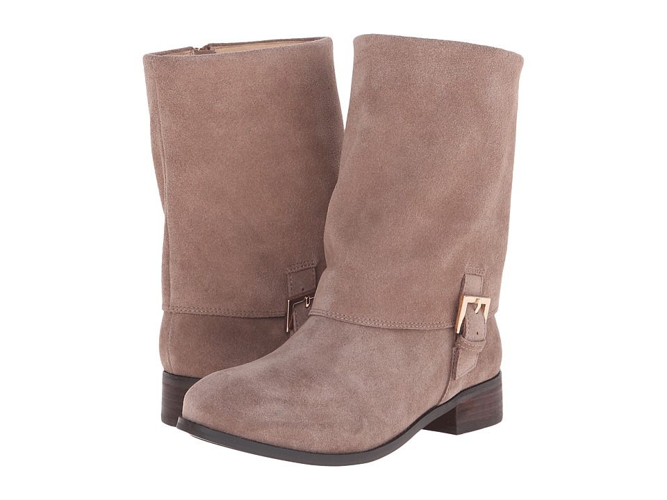 Trotters Limona (Dark Taupe Cow Suede Leather) Women