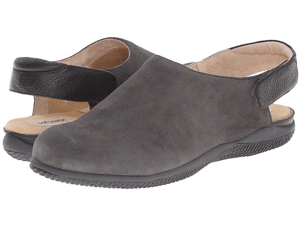 SoftWalk Holland (Graphite/Black Cow Suede Leather/Smooth Leather) Women