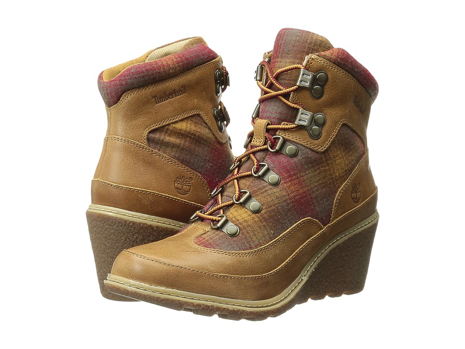 Timberland - Amston Hiker (Wheat Woodlands/Red Pendleton Wool) Women