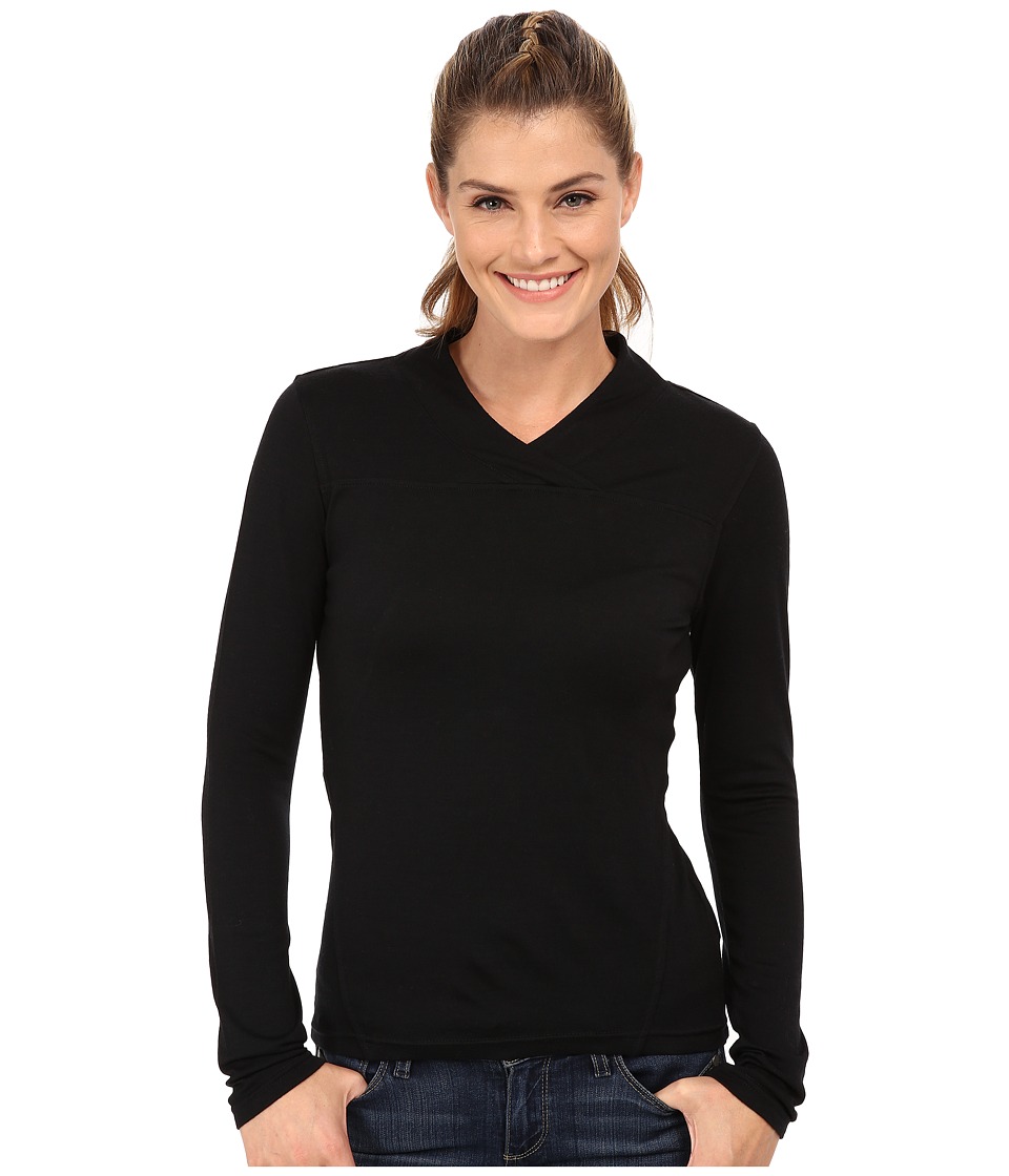Mountain Khakis Rendezvous Micro Wrap Neck Shirt (Black) Women