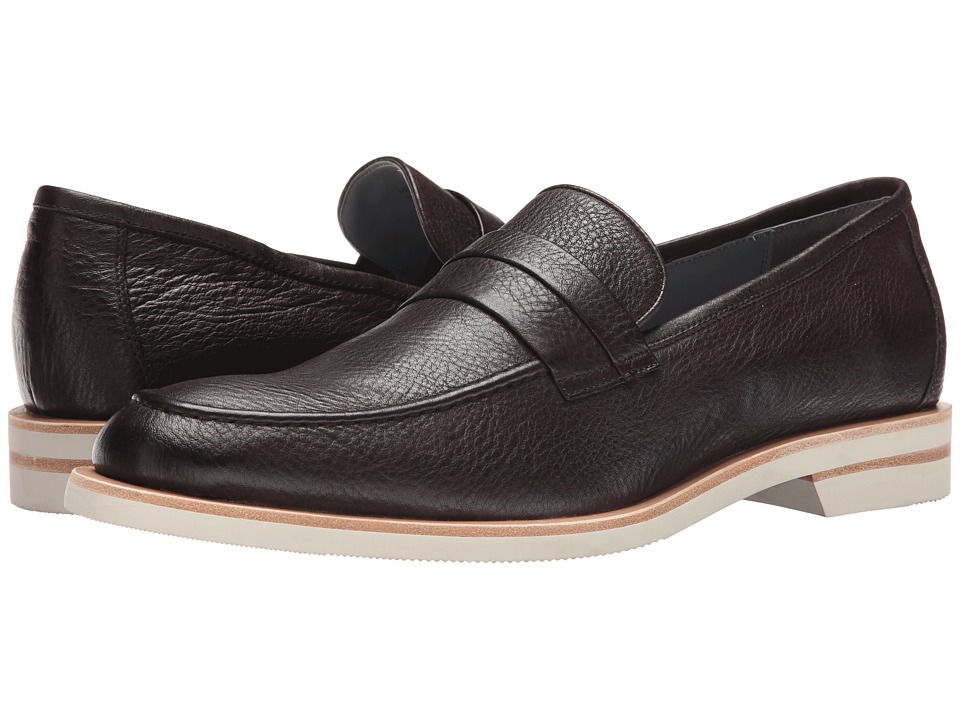Calvin Klein - Yurik (Dark Brown Waxy Leather) Men