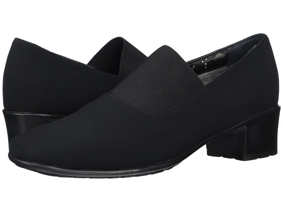 Sesto Meucci Yunus (Black Micro Fabric/Black Elastic) Women