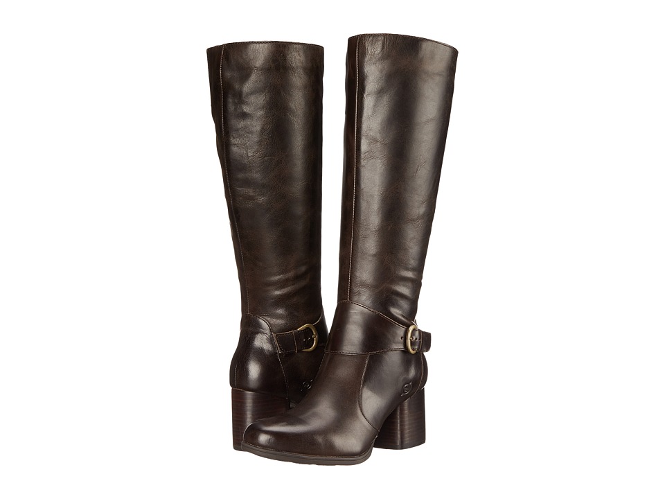 Born - Michele (Mushroom/Dark Brown Full Grain Leather) Women